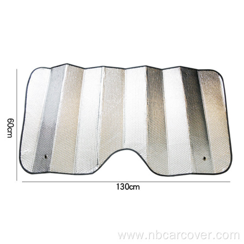 Frost guard reflective aluminum front window cover